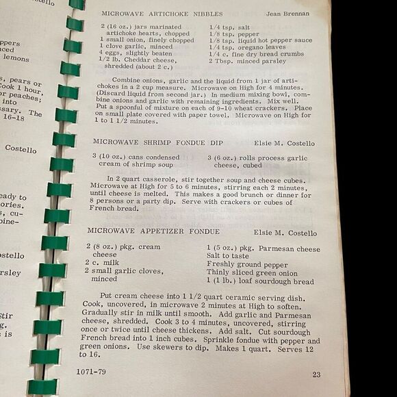 Vtg Cookbook Memorial Area Newcomers Club Houston Texas 1979 Spiral 232 Pages - Picture 5 of 8